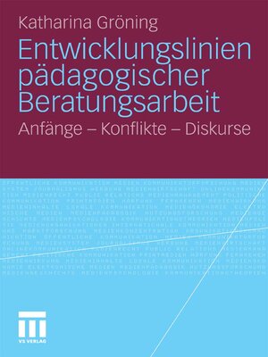 cover image of Entwicklungslinien pädagogischer Beratungsarbeit